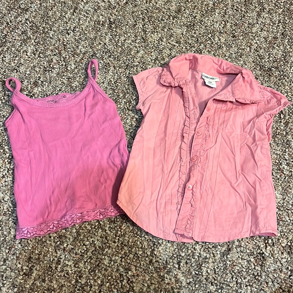 Bundle of 2 Girls 18 Months Tops